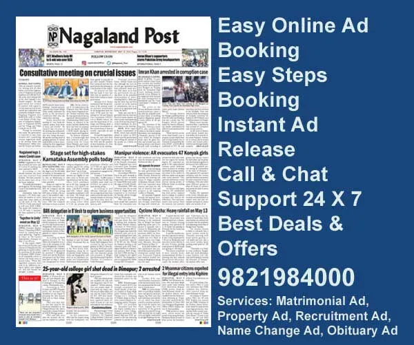 Nagaland-Post-advertisement-ad-rates Nagaland Post ad rate