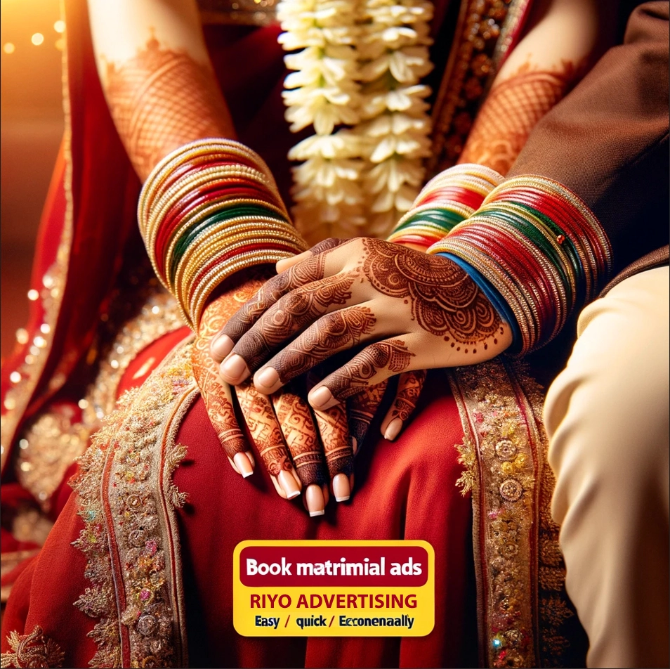 Book matrimonial Classified Ads in Newspaper Matrimonialds in Times of India newspaper